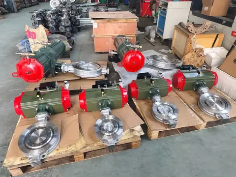 03 / Pneumatic butterfly valve assemblies